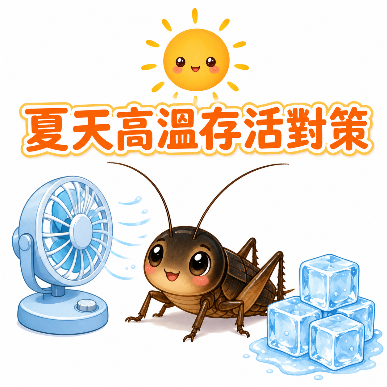 台灣夏季蟋蟀大量死亡怎麼辦？高溫期保種與降溫實戰指南