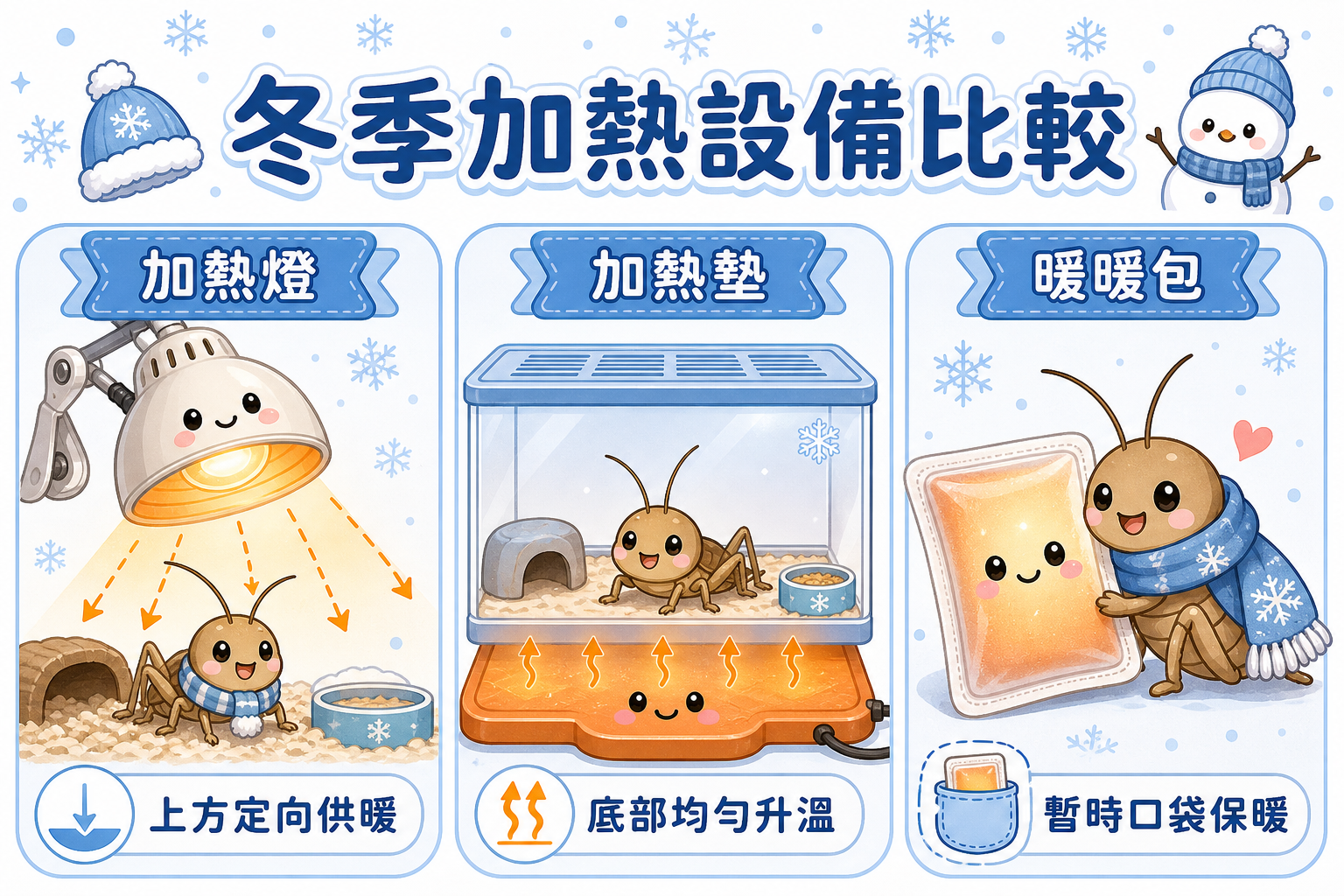 冬季室溫 vs 加溫：蟋蟀低溫環境飼育全面對比