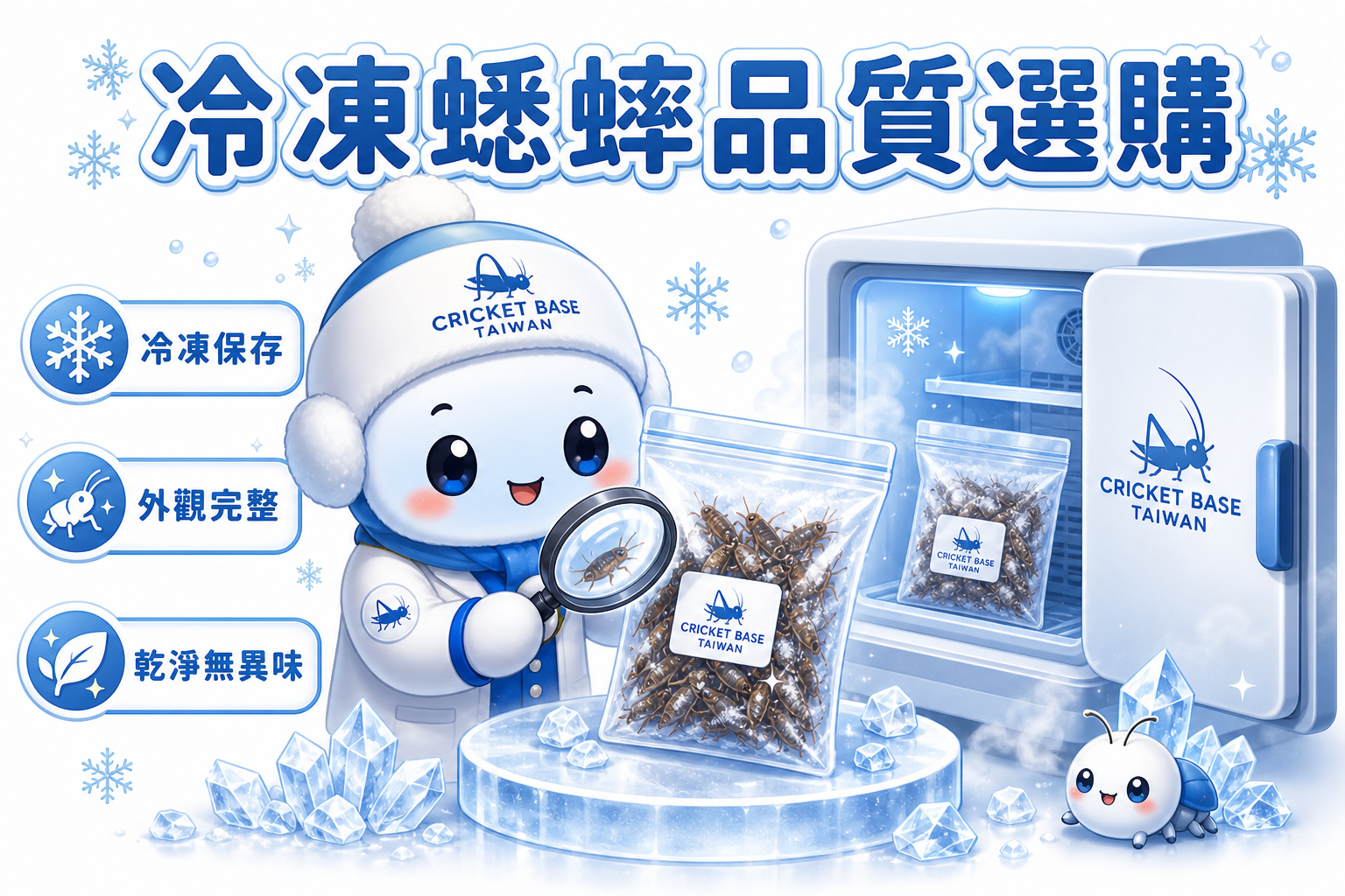 如何辨別冷凍蟋蟀的品質？選購、驗貨、保存完整指南