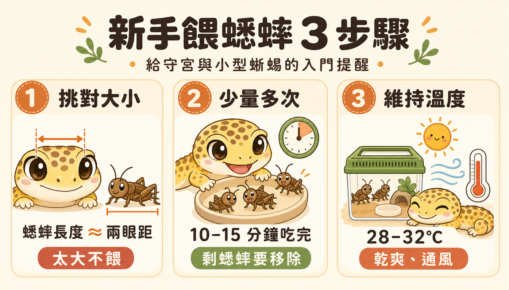 第一次養蜥蜴選什麼活餌？初階飼主的蟋蟀選購與投餵入門