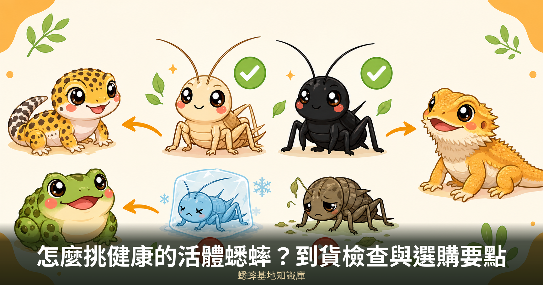 怎麼挑健康的活體蟋蟀？到貨檢查與選購要點