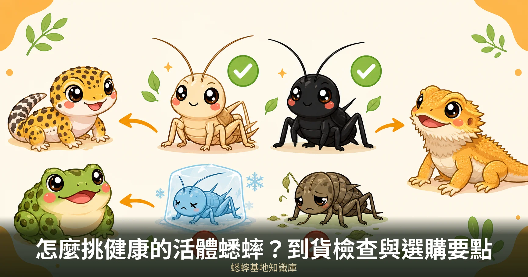 怎麼挑健康的活體蟋蟀？到貨檢查與選購要點