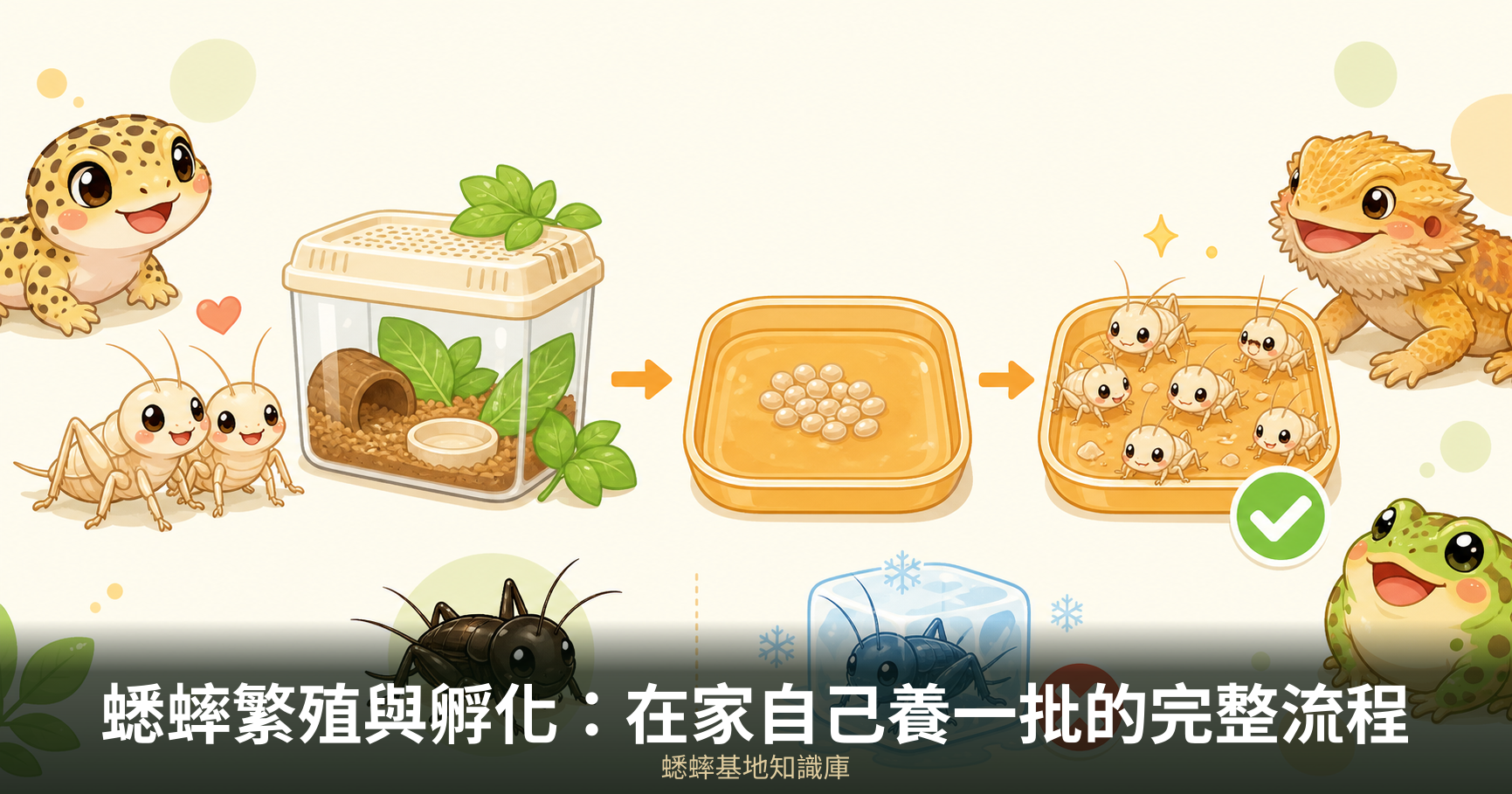 蟋蟀繁殖與孵化：在家自己養一批的完整流程