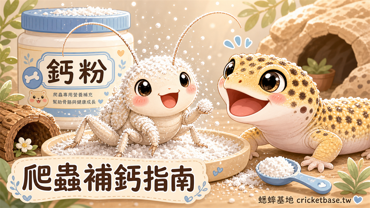 爬蟲鈣粉怎麼用？含 D3 還是不含 D3、多久補一次完整說明