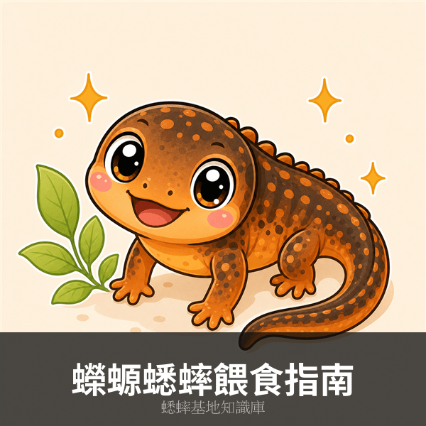 蠑螈蟋蟀餵食指南：水陸兩棲動物的蛋白質補充正確方式