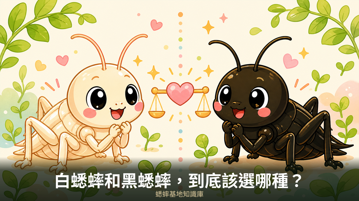 白蟋蟀和黑蟋蟀，到底該選哪種？